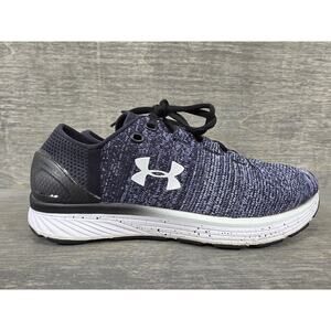 Under Armour Charged Bandit 3 Black White Running Shoes Size 9.5 Womens